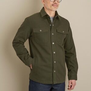 Duluth Men's Hanger Bender Fire Hose Tradesman Utility Work Jacket 4XL Green